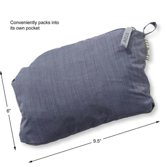 L.L. Bean "Casco Bay' Windbreaker Women's Size Small Blue/Grey Light Jacket NWOT - Picture 9 of 10